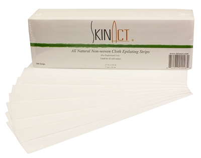 SkinAct Epilating Waxing strips 7x22cm for Epilating soft wax