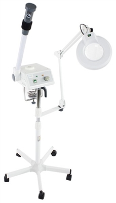 Euro Facial Steamer With Aroma Therapy, ozone, magnifying, lamp, compact, lightweight, wholesale