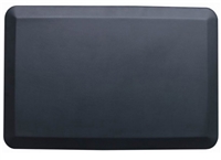 Black Rectangular Anti-Fatigue Floor Mat - 30.5" x 20"